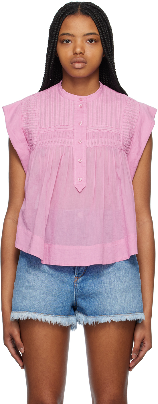 Pink Leaza Blouse