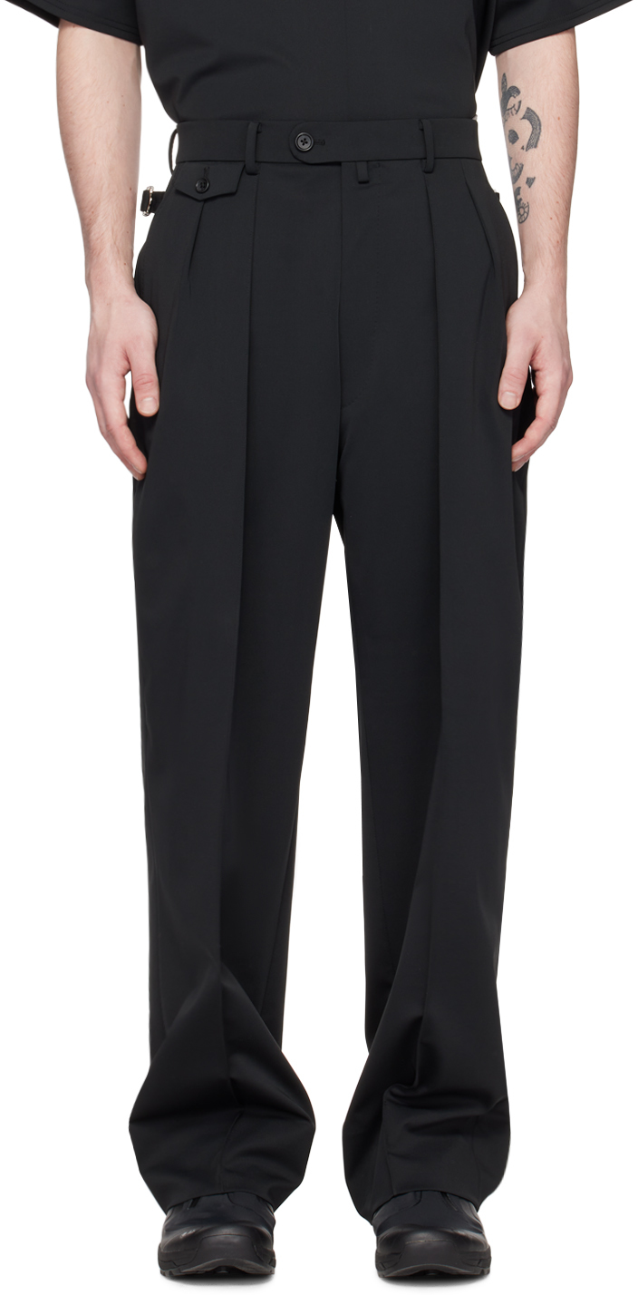 Black Wide-Leg Trousers