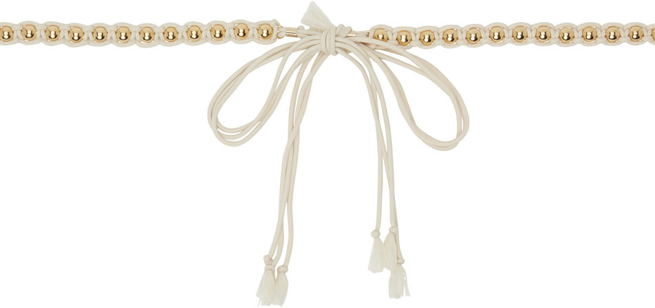 【関税込み】Isabel Marant ホワイト Bonni ベルト Isabel Marantのホワイト Bonni ベルトがセール中