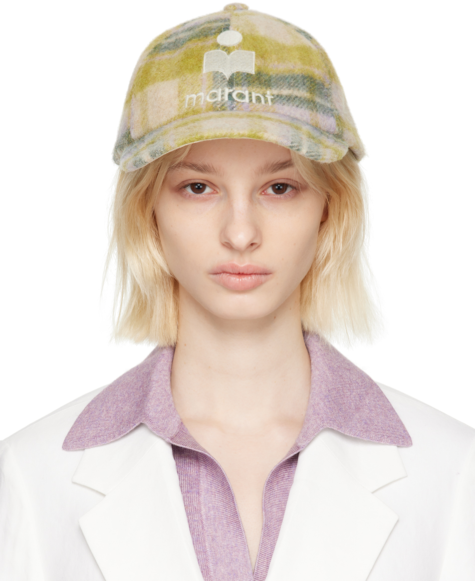 Yellow & Green Tyron Cap by Isabel Marant on Sale