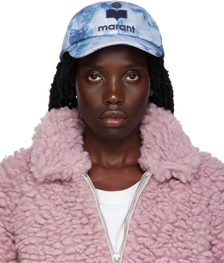 【関税込み】Isabel Marant ブルー＆ホワイト Tyron キャップ Isabel Marantのブルー＆ホワイト Tyron キャップがセール中