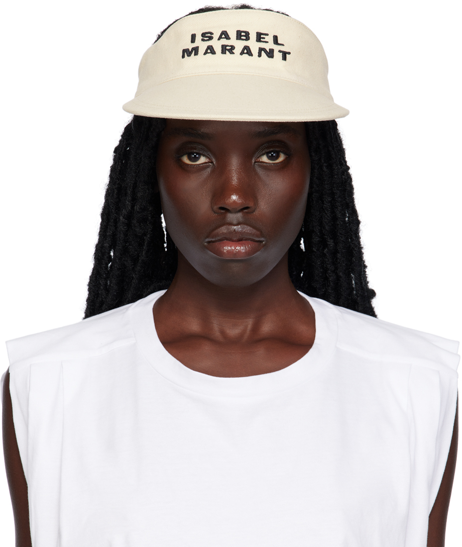 Isabel Marant: Off-White Tyry Visor | SSENSE