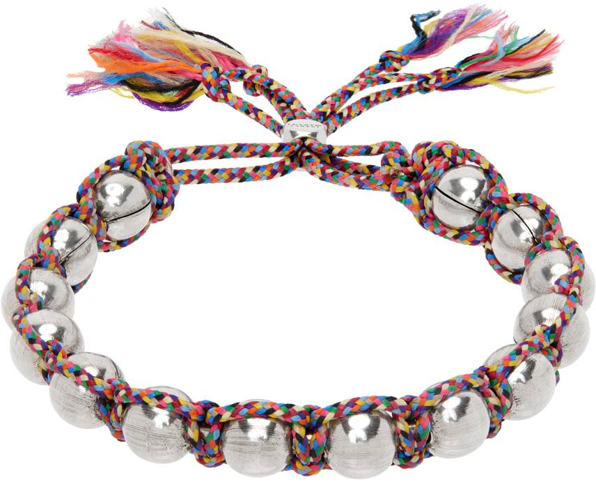 Shop Isabel Marant Multicolor Bonni Bracelet In Musi Multicolor/silv
