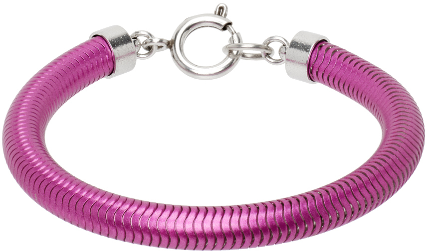 Isabel Marant Pink This One Bracelet In Mpsi Metal Pink / Si