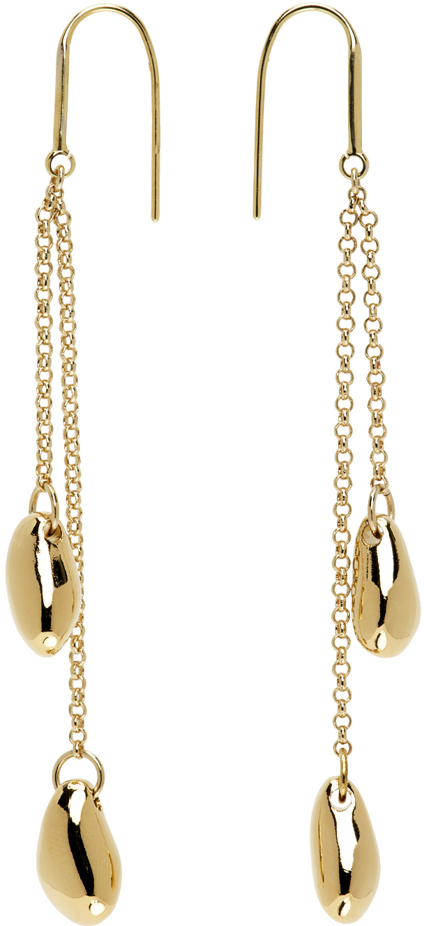 Isabel Marant Gold Perfect Day Earrings In 12do Dore