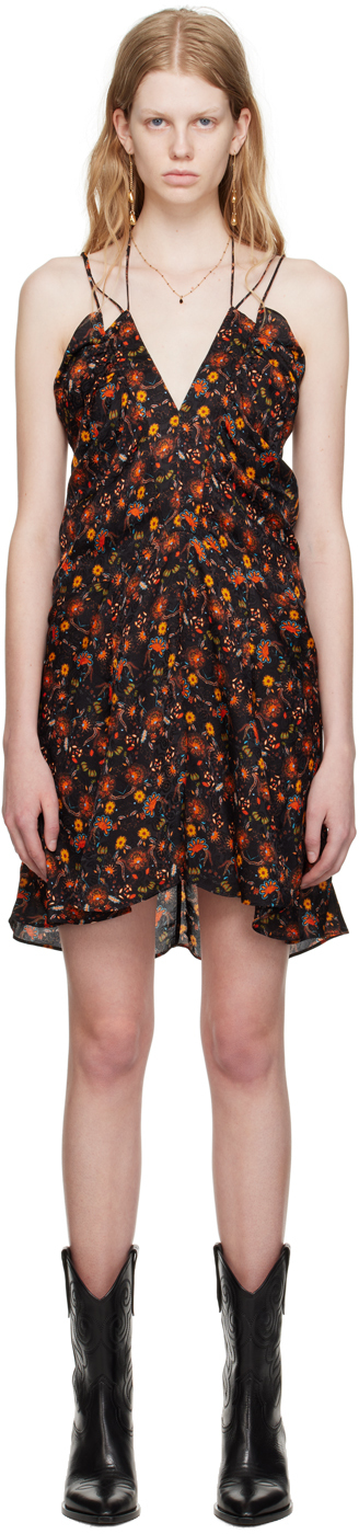 ISABEL MARANT BLACK PRESLY SHORT DRESS