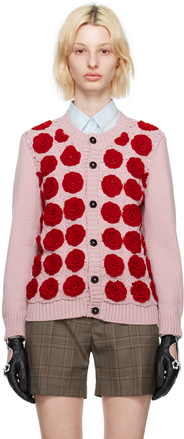 Pink Rose Cardigan