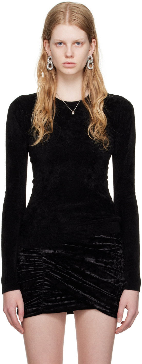 Isabel Marant Black Lise Sweater In 01bk Black