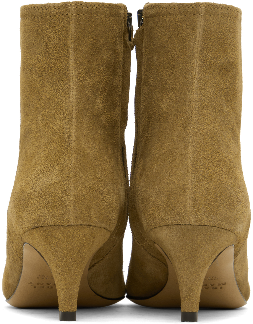ISABEL MARANT TAN DEONE BOOTS