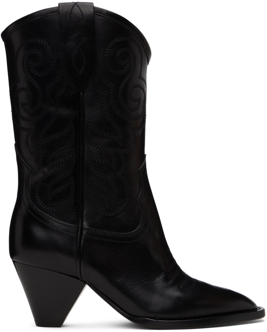 Black Luliette Cowboy Boots