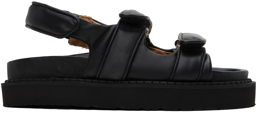 Shop Isabel Marant Black Madee Sandals In 01bk Black