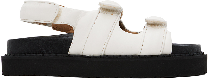 Shop Isabel Marant White Madee Sandals In 20wh White