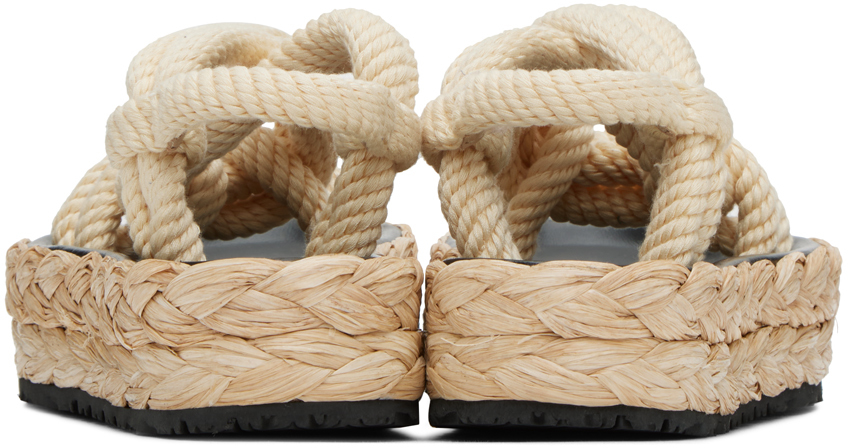 Isabel Marant Beige Edon Sandals In 23nl Natural