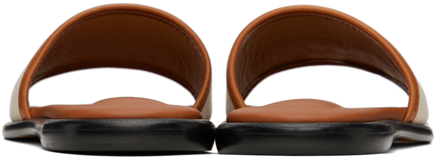 Isabel Marant Vikee Leather-trimmed Canvas Sandals In Eccg Ecru/cognac