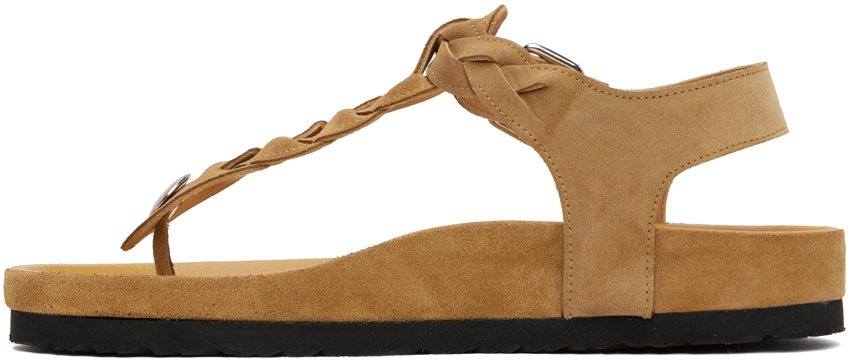Isabel Marant Tan Brook Sandals In 50cm Camel