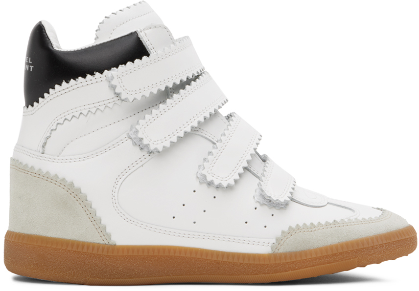 Isabel Marant White Bilsy Sneakers In 20wh White