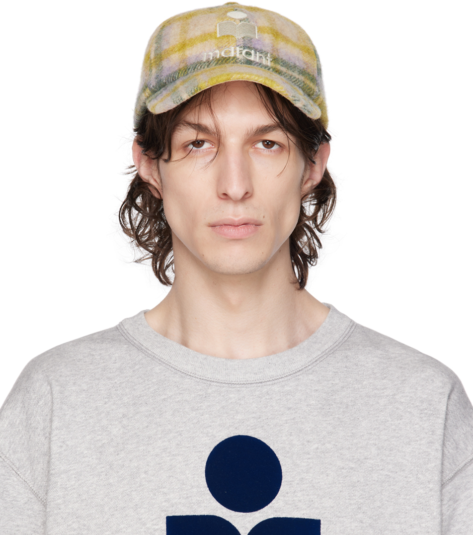 Yellow & Green Tyron Cap by Isabel Marant on Sale