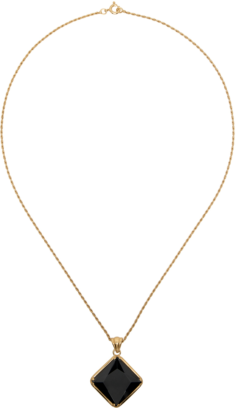 Gold Stone Necklace