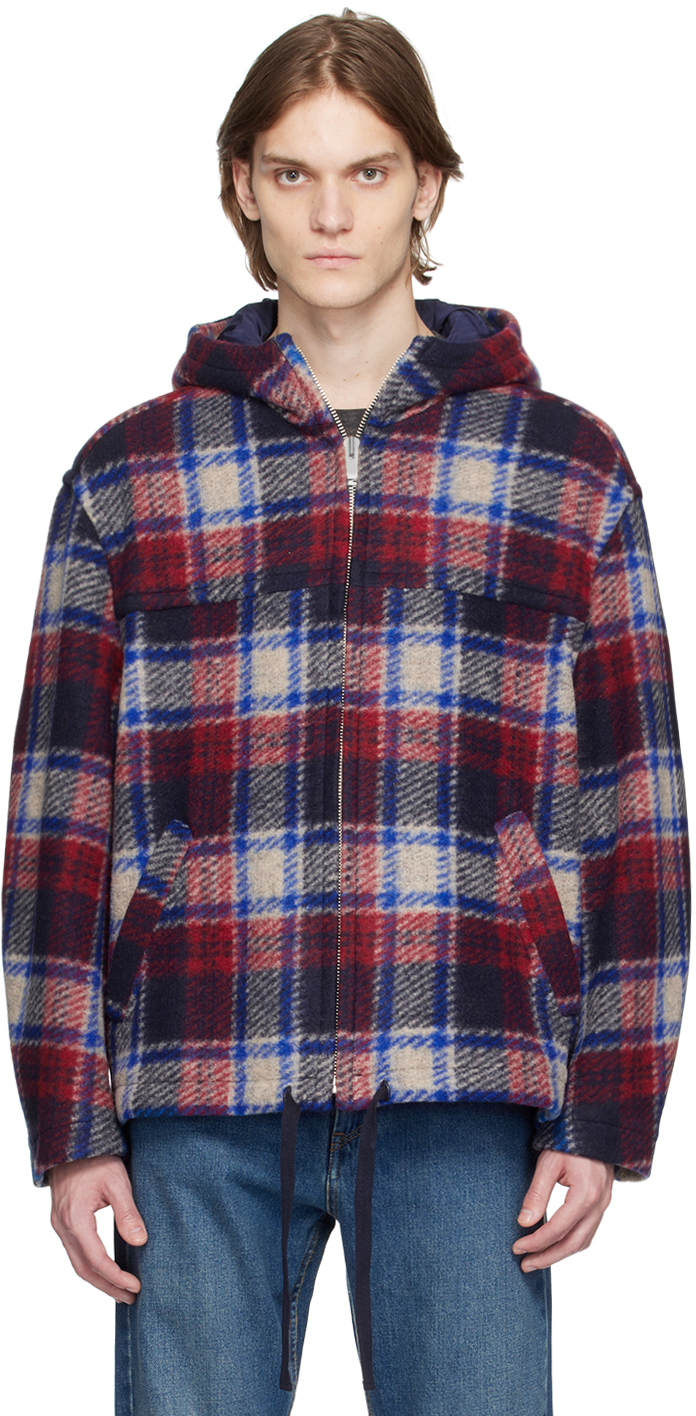 Blue & Red Kurt Jacket by Isabel Marant on Sale