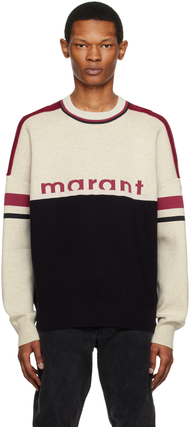 Shop Isabel Marant Black Charles Sweater In 01bk Black