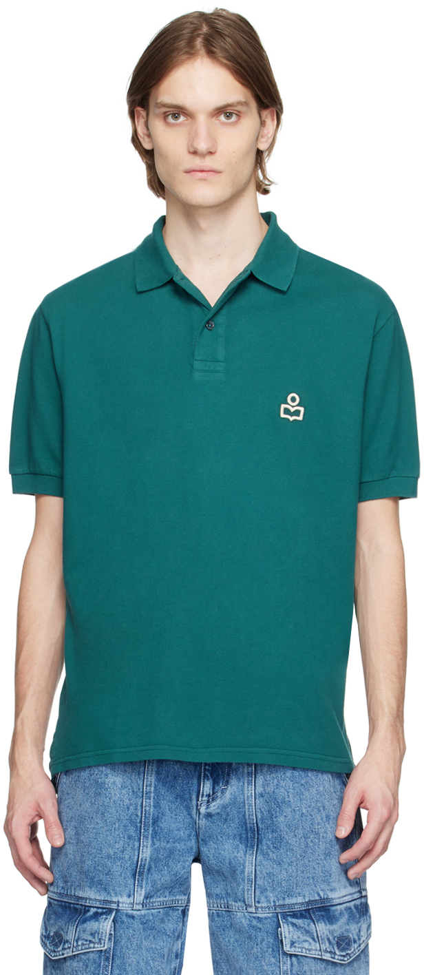 Isabel Marant Afko Polo In Green Cotton In 60gr Green