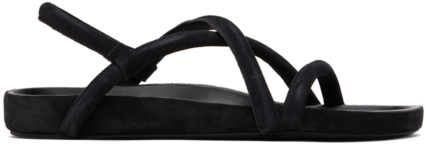 Isabel Marant Black Erkah Sandals In 02fk Faded Black