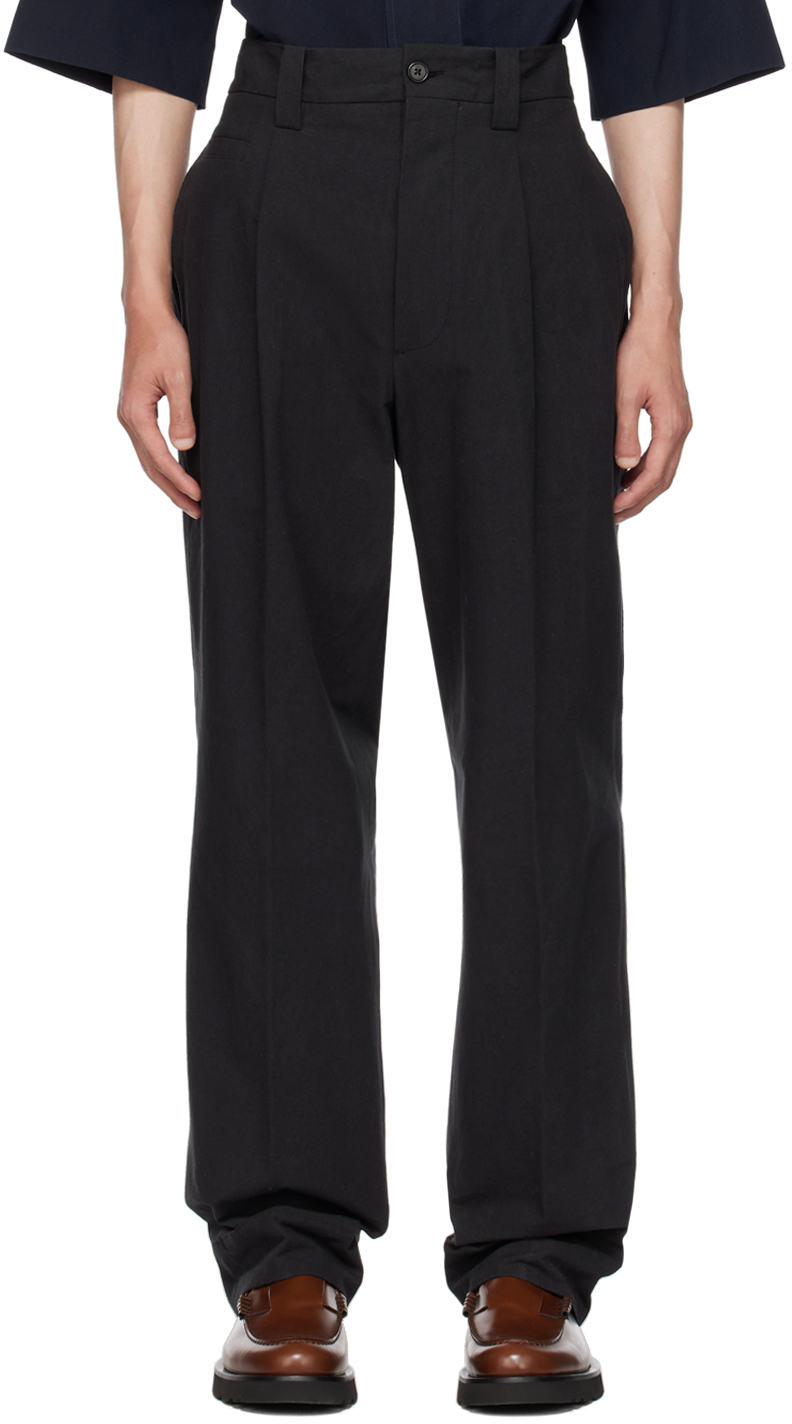 Polyester Single Pleat Trousers