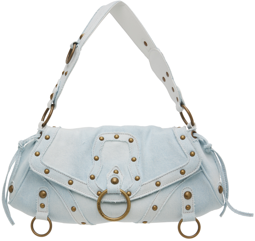 Buy Linen Bloom Blue Denim Bag for Women Online  Tata CLiQ Luxury