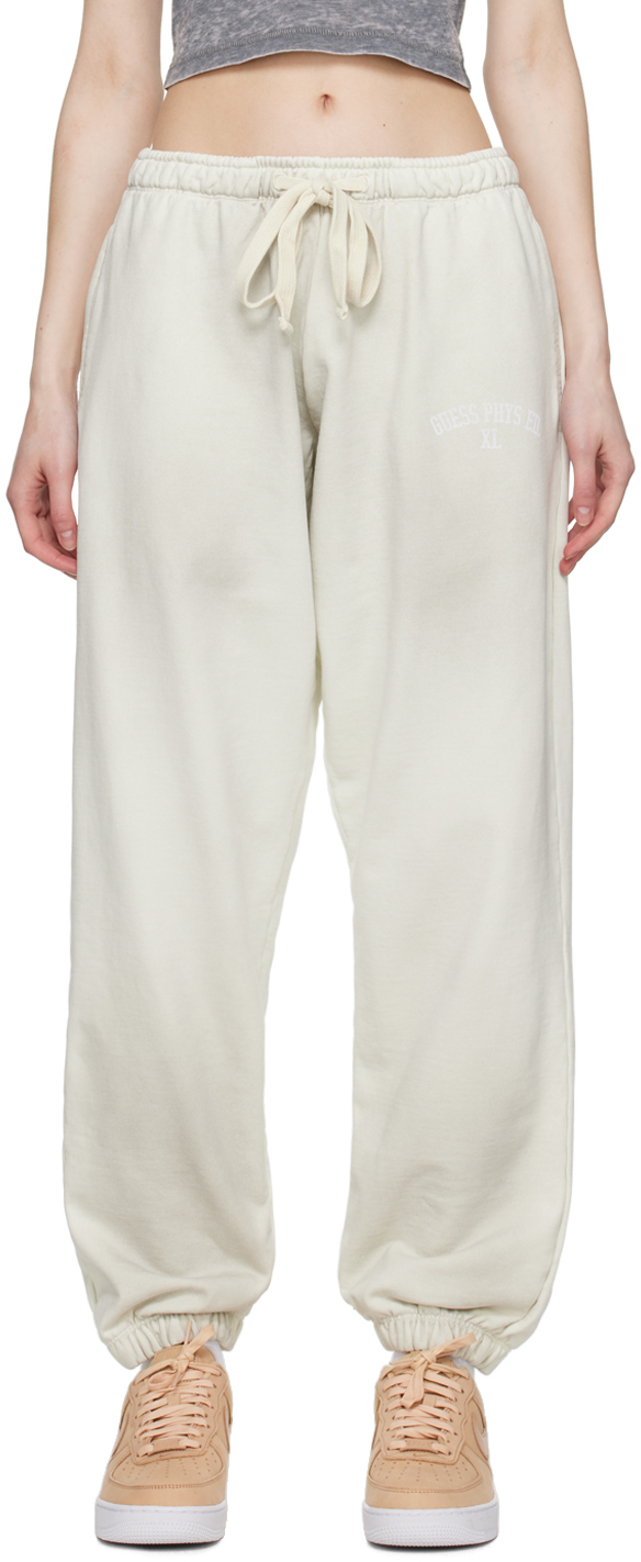 GUESS USA Off-White Relaxed Lounge Pants