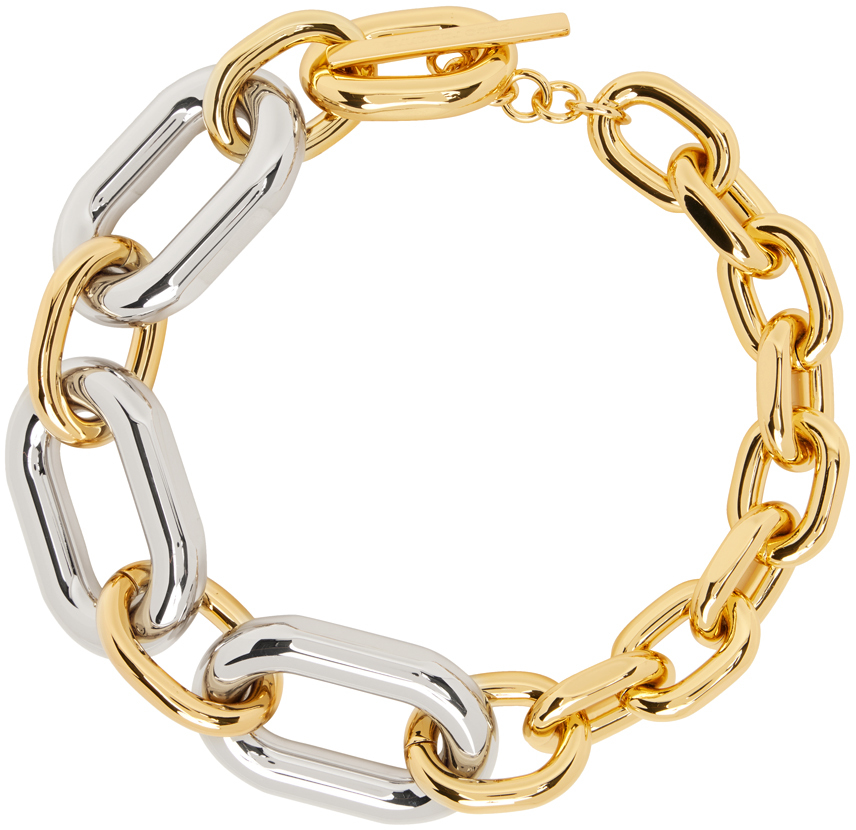 Paco Rabanne Xl Link Necklace In Gold