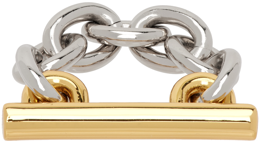 Gold & Silver XL Link Chain Ring