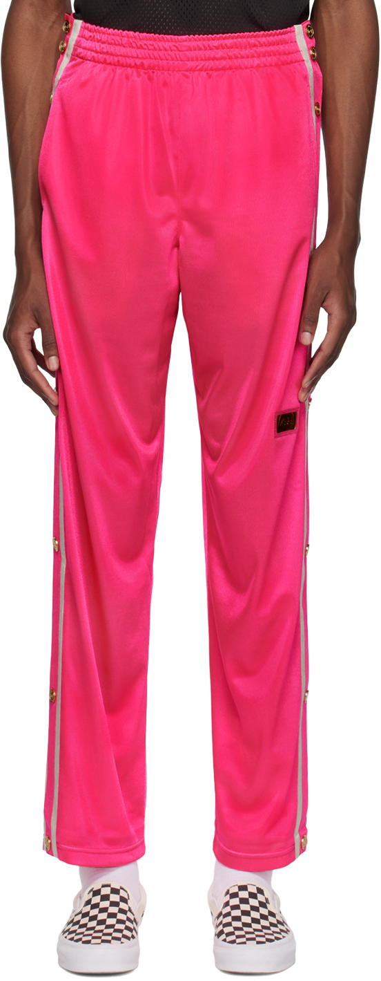 Advisory Board Crystals Pink Elasticized Trousers In Rubellite Pink