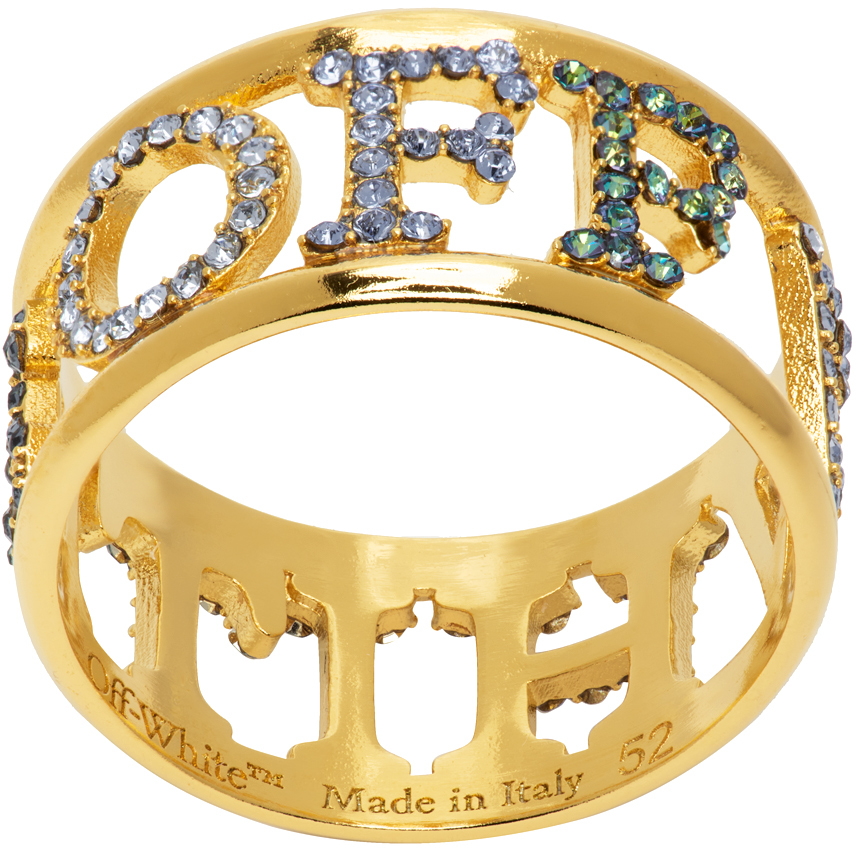 Off white on sale ring gold