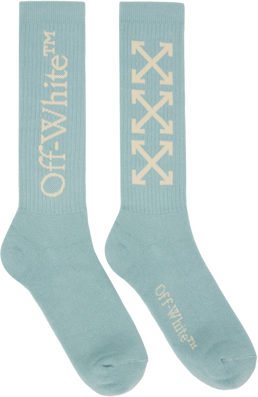 Off-White Blue Arrow Socks