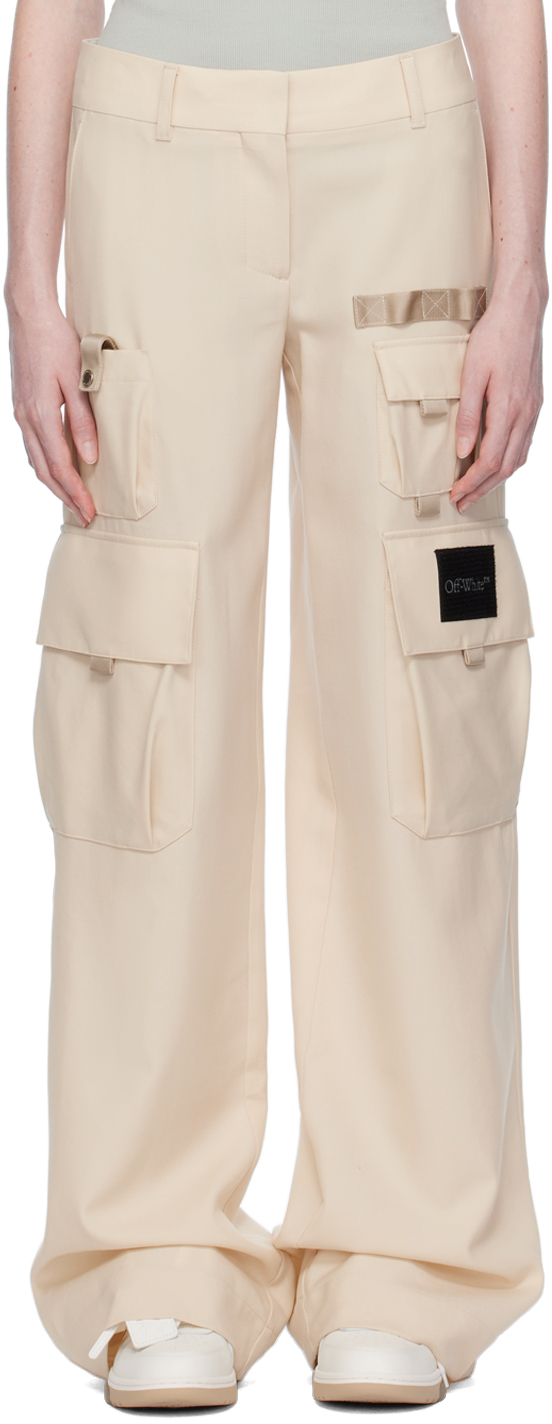 Beige Toybox Trousers