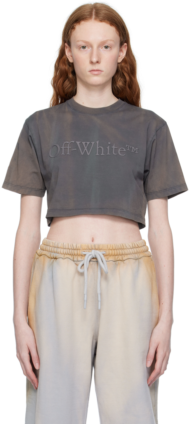 Off-White Gray & Tan Laundry T-Shirt