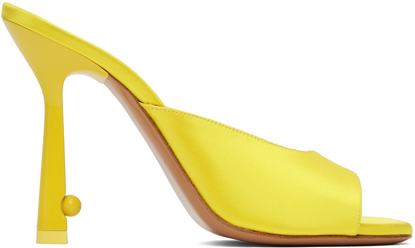Shop Off-white Yellow Pop Lollipop Mules In Yellow/yellow