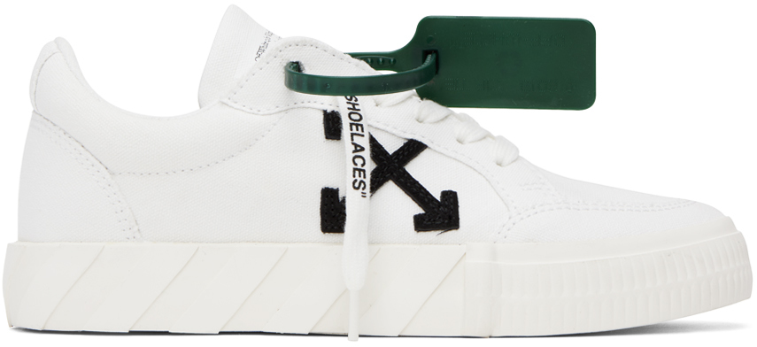 Off-White White Vulcanized Sneakers White Black