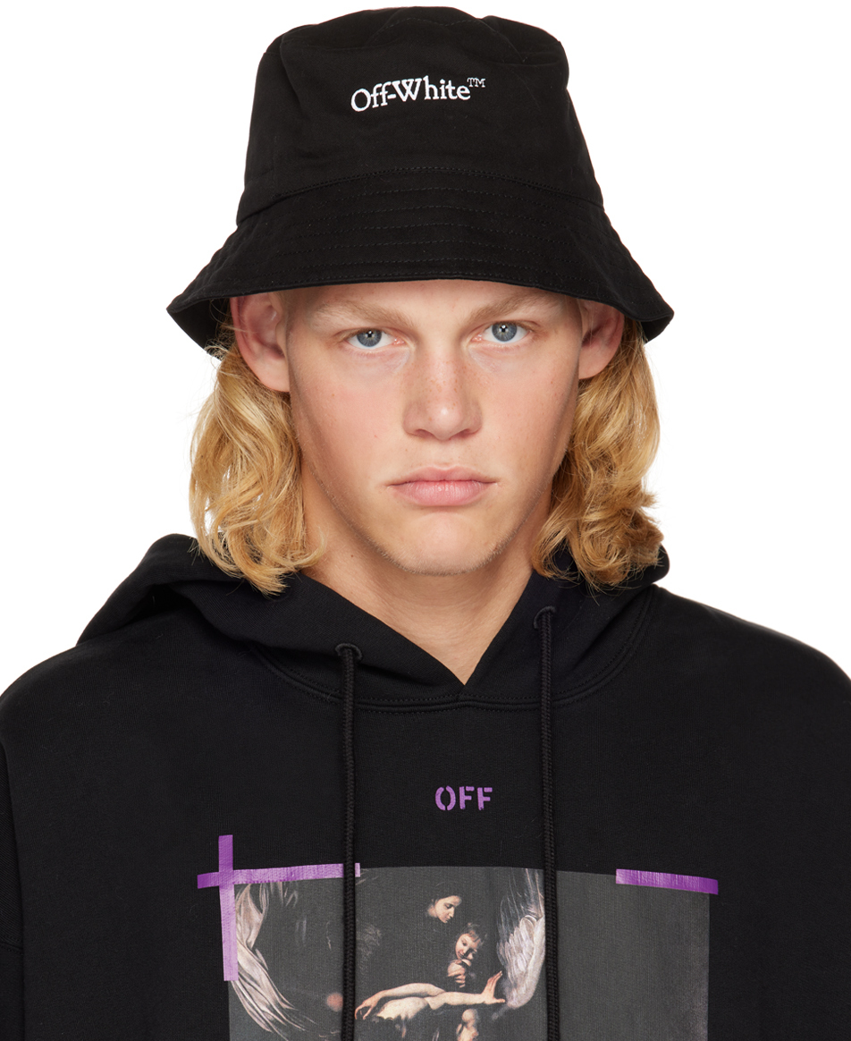 Off-White Black Bookish Bucket Hat