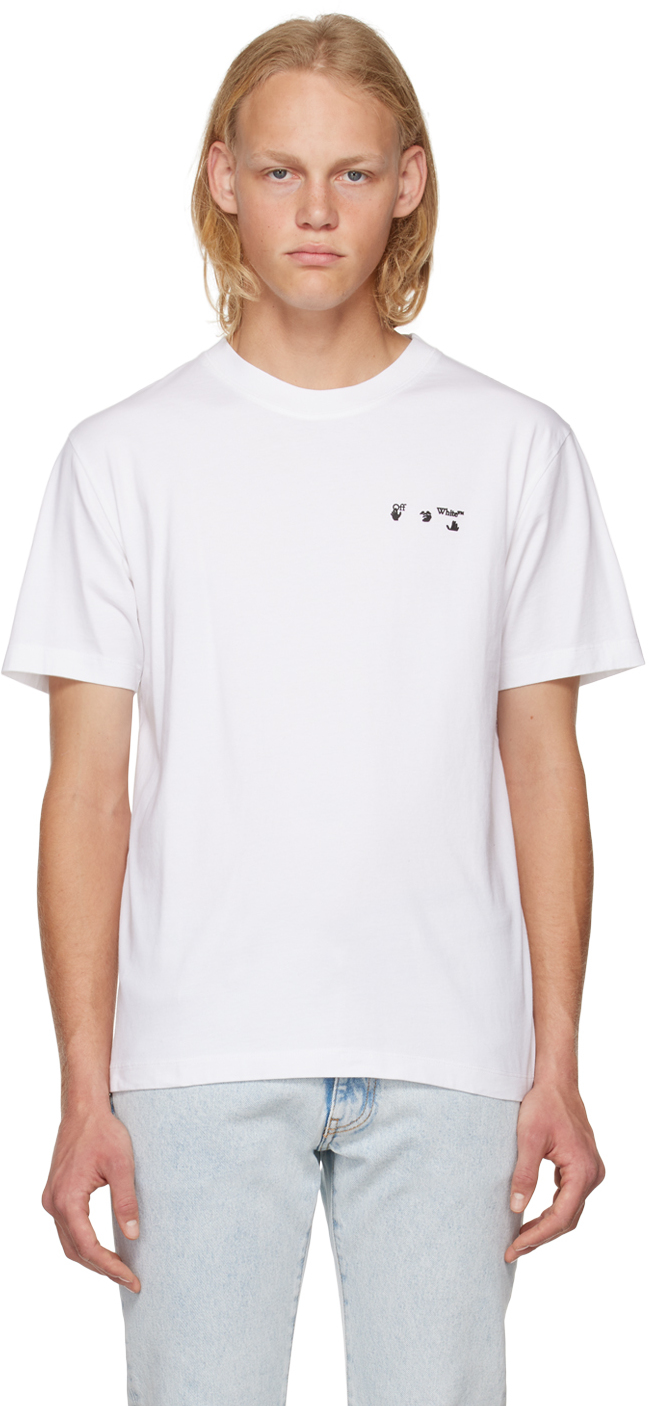 Off-White c/o Virgil Abloh Bacchus Graphic-print Cotton-jersey T-shirt in  Black for Men
