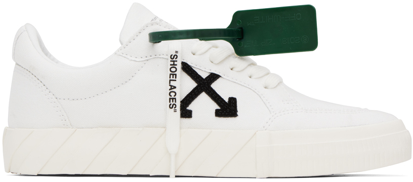 Off White White Vulcanized Low Sneakers 