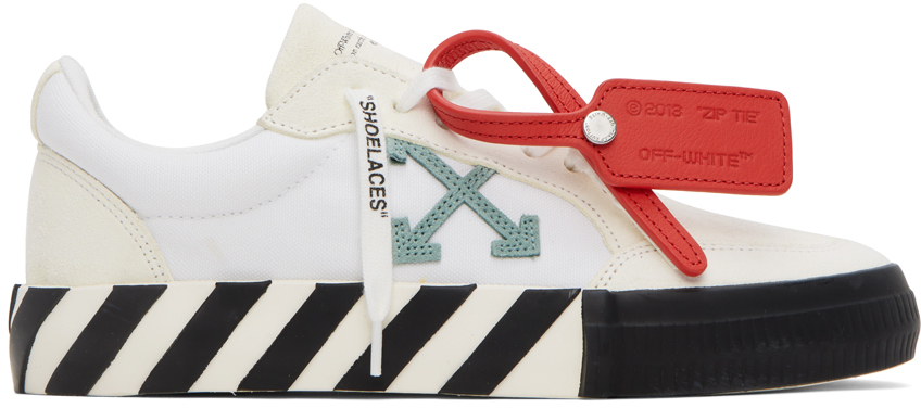Off-white Vulcanized Sneakers In White 1