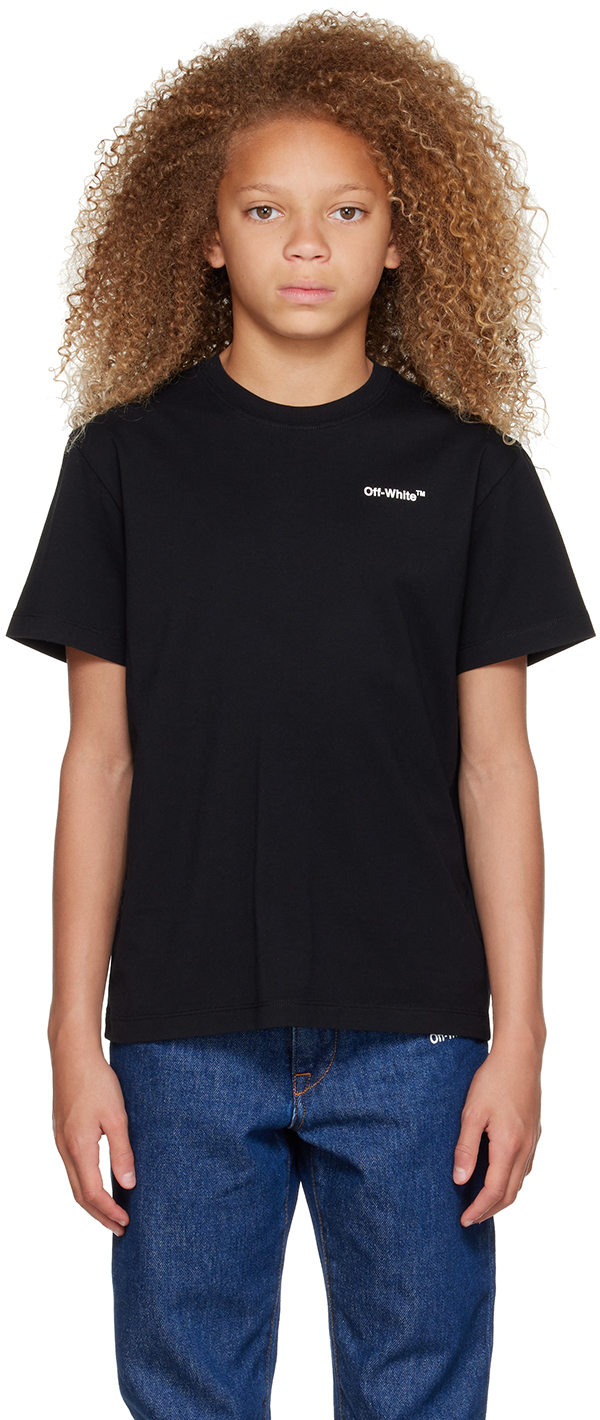 Shop Off-white Kids Black Monster Arrow T-shirt In Black Multicolor