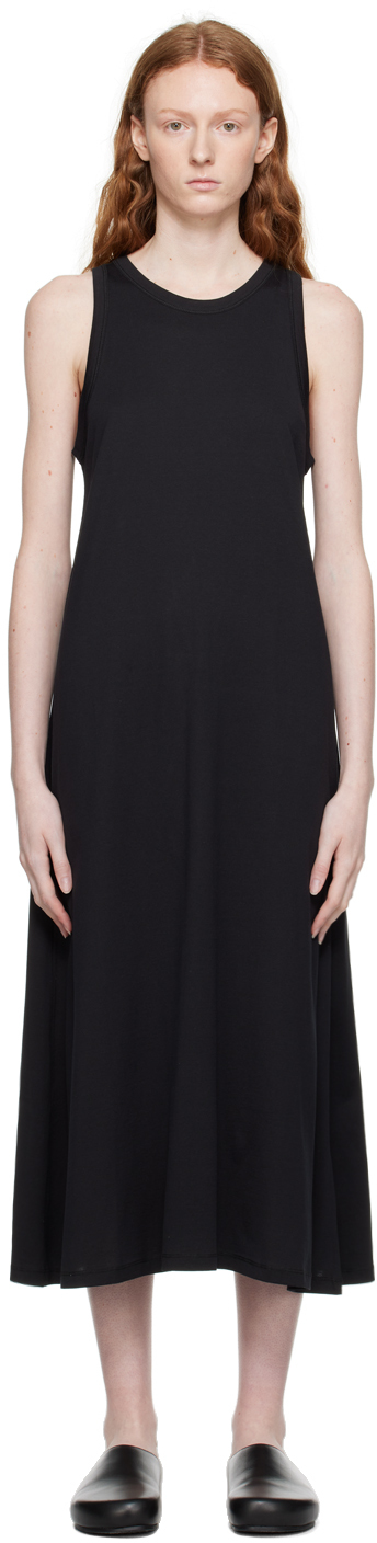 STUDIO NICHOLSON BLACK FLINT MIDI DRESS