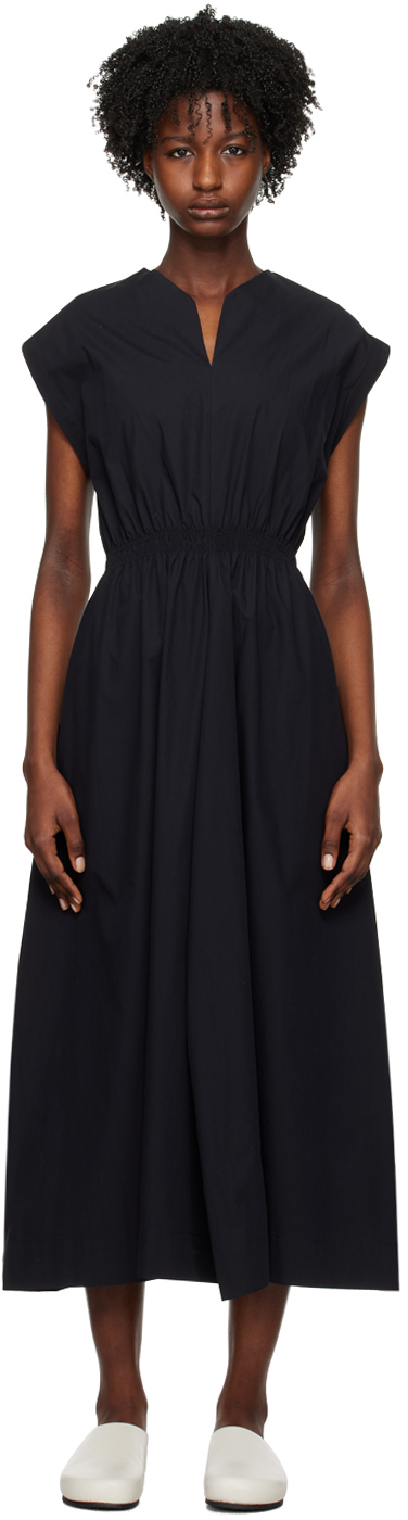 Navy Nestor Maxi Dress by Studio Nicholson on Sale