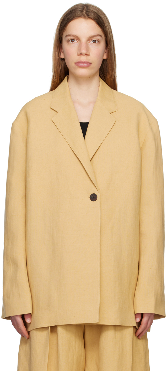 アウターその他 STUDIO NICHOLSON Women Outer SOACHASNW1192 41376 LARK Yellow VIEW ALL– Studio Nicholson