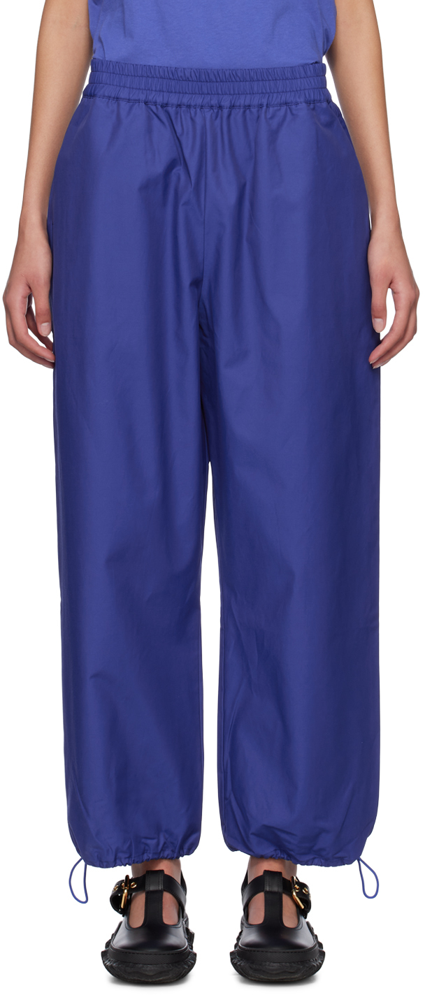 Studio Nicholson Blue Gia Trousers In Klein Blue