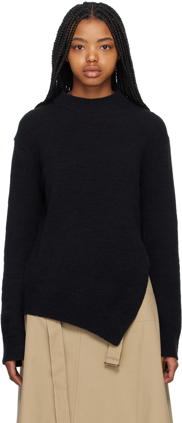 STUDIO NICHOLSON NAVY SANPO SWEATER