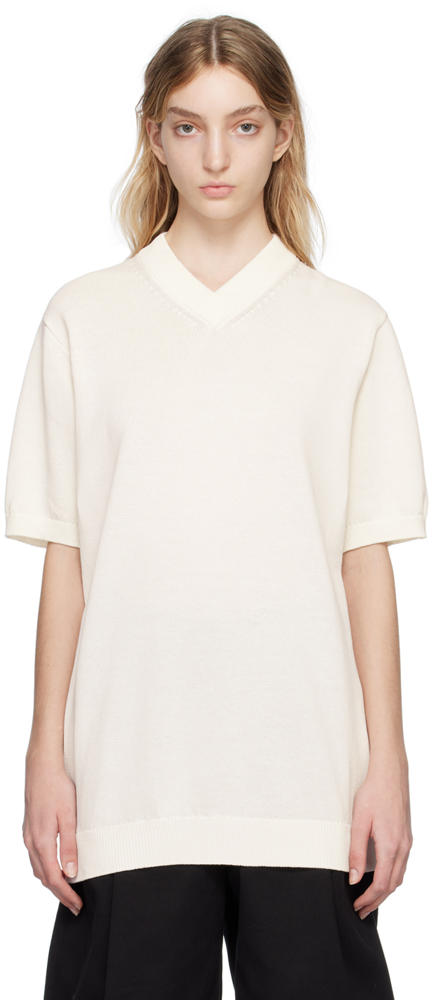 Studio Nicholson Off-white Tula Sweater In Ivory