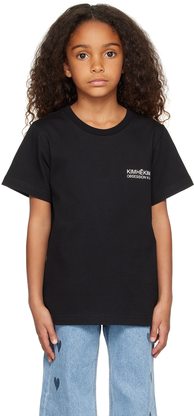 Kimhēkim Kids Black Obsession No.5 T-shirt